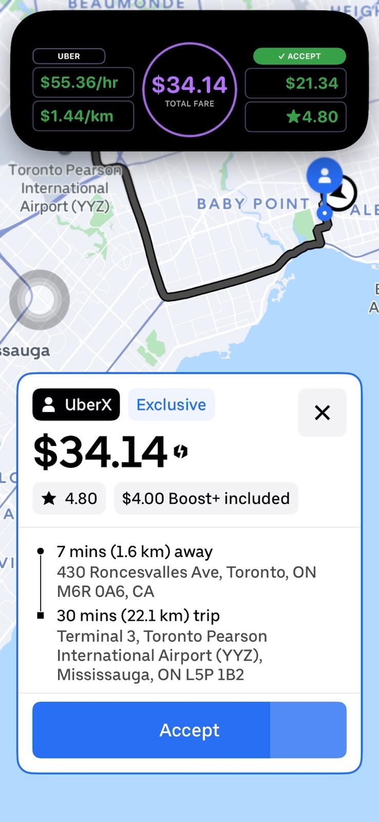 Smarter App iPhone Uber offer details
